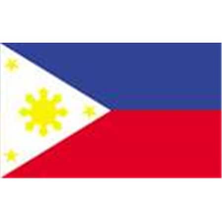Annin Flagmakers 196751 2 Ft. X 3 Ft. Nyl-Glo Philippines Flag